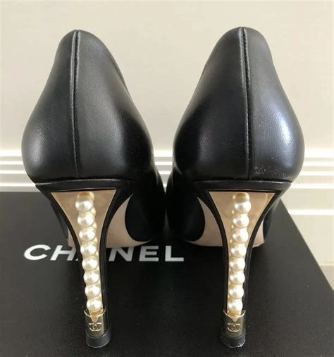 chanel mules with pearl dupe|chanel pumps with pearl heel.